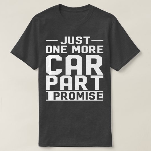 車の恋人の車の愛好家ギフトカーラバーギフト Tシャツ (デザイン正面)