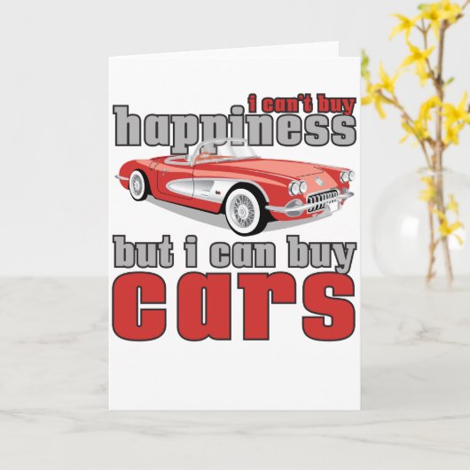 車の恋人は車車を買うことができます幸福を買うことができません カード (黄色い花)