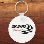 車の愚か者の永遠キーチェーン キーホルダー (正面)