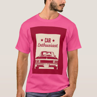 車の愛の愛好家 Tシャツ