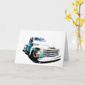 車の挨拶状 カード (黄色い花)