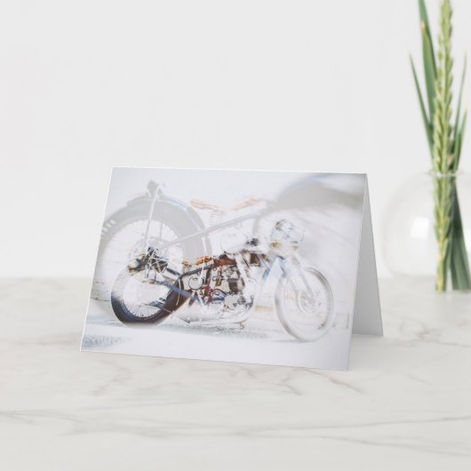 車の挨拶状 カード (正面)