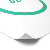 車の数を減らして自転車を増やす ポスター (角)