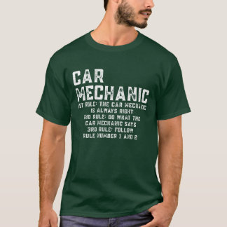 車の整備士は常に正しい 面白い 整備士 ボー Tシャツ