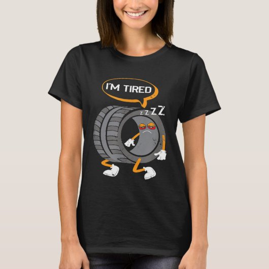 車の整備士パン Tシャツ (正面)