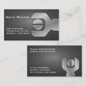 車の整備士名刺 名刺 (正面/裏面)