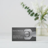 車の整備士名刺 名刺 (スタンド正面)