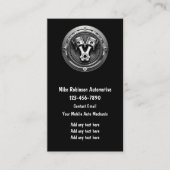 車の整備士名刺 名刺 (正面)