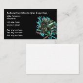 車の整備士名刺 名刺 (正面/裏面)