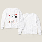 車の整備士車のツールテーマ少年 (デザイン 正面&背面)