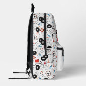 車の整備士車のツールボーイ プリントバックパック (左)