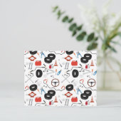 車の整備士車のツール シーズンポストカード (スタンド正面)