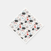 車の整備士車のツール スタンダードカクテルナプキン (角)