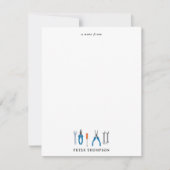 車の整備士車のツール ノートカード (正面)