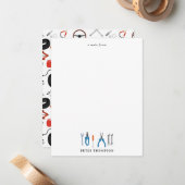 車の整備士車のツール ノートカード (正面/裏面インサイチュ)