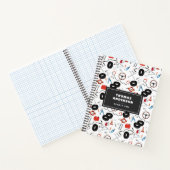 車の整備士車のツール ノートブック (内部)