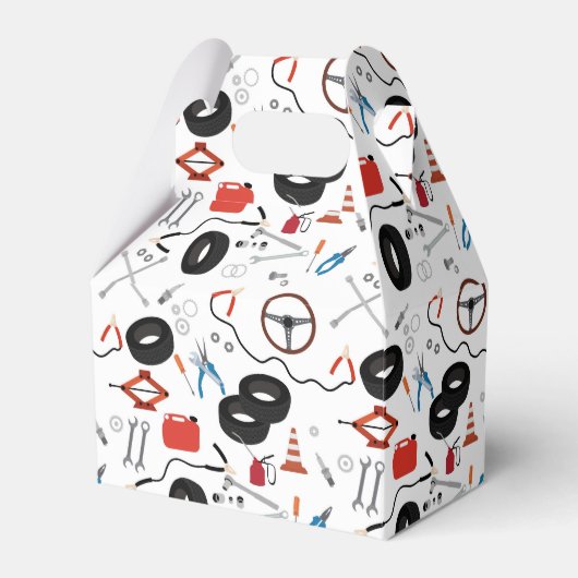 車の整備士車のツール フェイバーボックス (正面サイド)