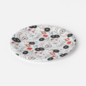 車の整備士車のツール ペーパープレート (アングル)