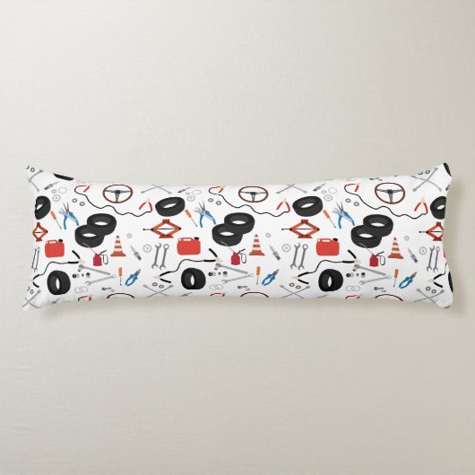 車の整備士車のツール ボディピロー (正面)