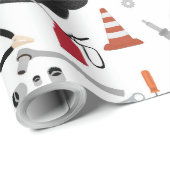 車の整備士車のツール ラッピングペーパー (ロールコーナー)