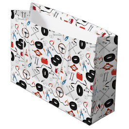 車の整備士車のツール ラージペーパーバッグ