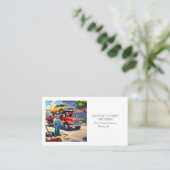 "車の整備士" 名刺 (スタンド正面)