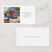 "車の整備士" 名刺 (正面/裏面)