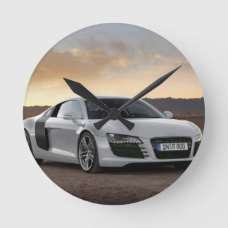 車の時計 ラウンド壁時計
