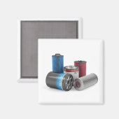 車の油フィルタ マグネット (正面/裏面)