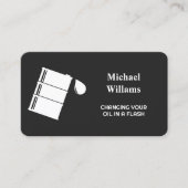 車の油変更 名刺 (正面)