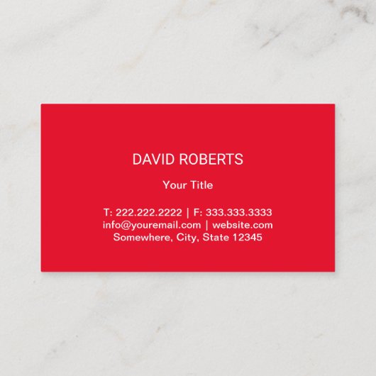 車の洗車と自動詳細赤モダン色 名刺 (裏面)