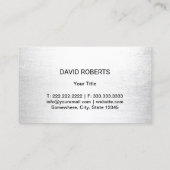 車の洗車自動詳細金ゴールドラベル 名刺 (裏面)