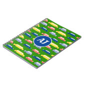 車の漫画イニシャル ノートブック (左側)