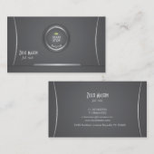 車の点火の起動ボタン 名刺 (正面/裏面)