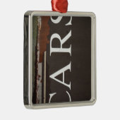 車の牽引トラックヴィンテージ車のサイン メタルオーナメント (右)