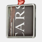 車の牽引トラックヴィンテージ車のサイン メタルオーナメント (左)