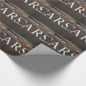 車の牽引トラックヴィンテージ車のサイン ラッピングペーパー (角)