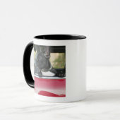 車の犬 マグカップ (正面左)