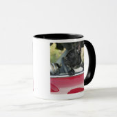 車の犬 マグカップ (正面右)