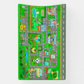 車の町の道路2 1/2' x 4' 横断幕 (縦)