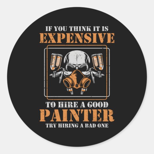 車の画家のために ラウンドシール (正面)