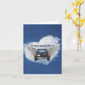 車の盗難アーバンリビング同情カード カード (黄色い花)