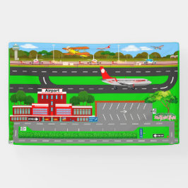 車の空港道路3' x 5' 横断幕