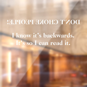 車の窓にしがみつく、長さ11インチ、高さ8" ウィンドウサイン