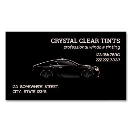 車の窓の濃淡 マグネット名刺