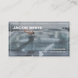 車の窓の濃淡 名刺