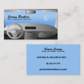 車の窓修理名刺 名刺 (正面/裏面)