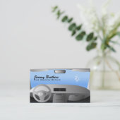 車の窓修理名刺 名刺 (スタンド正面)