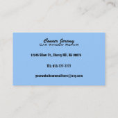 車の窓修理名刺 名刺 (裏面)