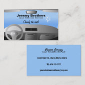 車の窓修理名刺 名刺 (正面/裏面)